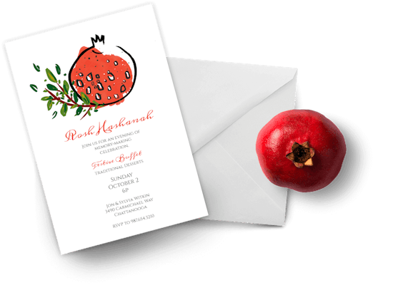 Rosh Hashanah invitations